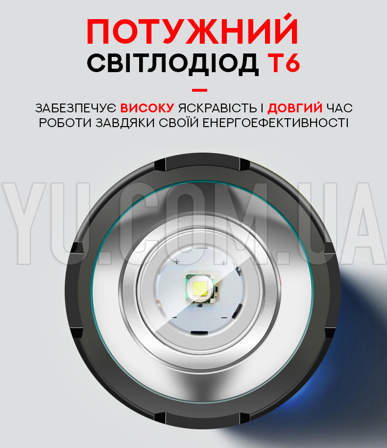 Ручний ліхтарик BL W546 COB Ручний ліхтарик BL W546 COB